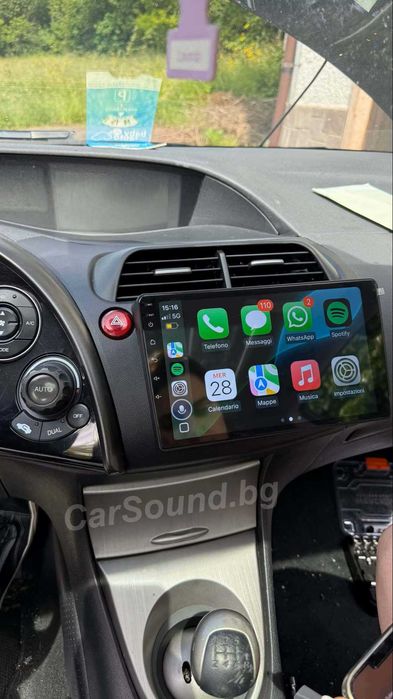 Honda Civic 8 Hatchback - 9" Android Мултимедия Хонда Сивик Навигация
