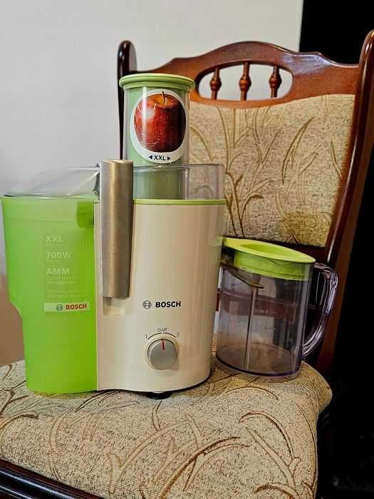 Storcator de fructe si legume Bosch MES20G0, 700 W, 2 viteze