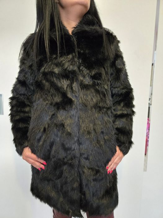 Дамски палта от еко кожа косъм