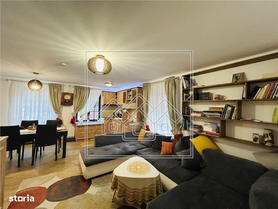Casa moderna, mobilata si utilata, teren de 309 mp - Cisnadioara