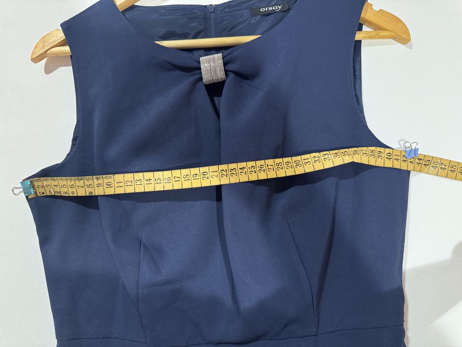 Lot de două rochii elegante pentru birou, bleumarin+roz, Orsay, 38(M)