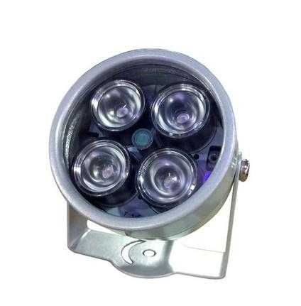 4LED Infrared CCTV Илюминатор за Нощно Виждане Спомагателно Осветление за Камера за Видеонаблюдение Ярка Инфрачервена Светлина Допълнително Осветление