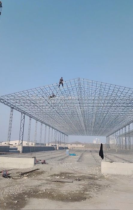 Контейнер профилларидан Навес ва Том курамиз.