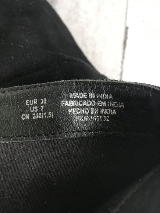 Дамски велурени ботиши чизми H&M