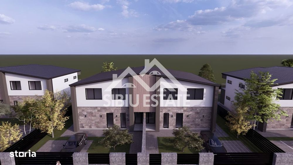 Casă Nouă cu 4 Camere, 3 Băi și Curte Generoasă | Comunitate Privată |