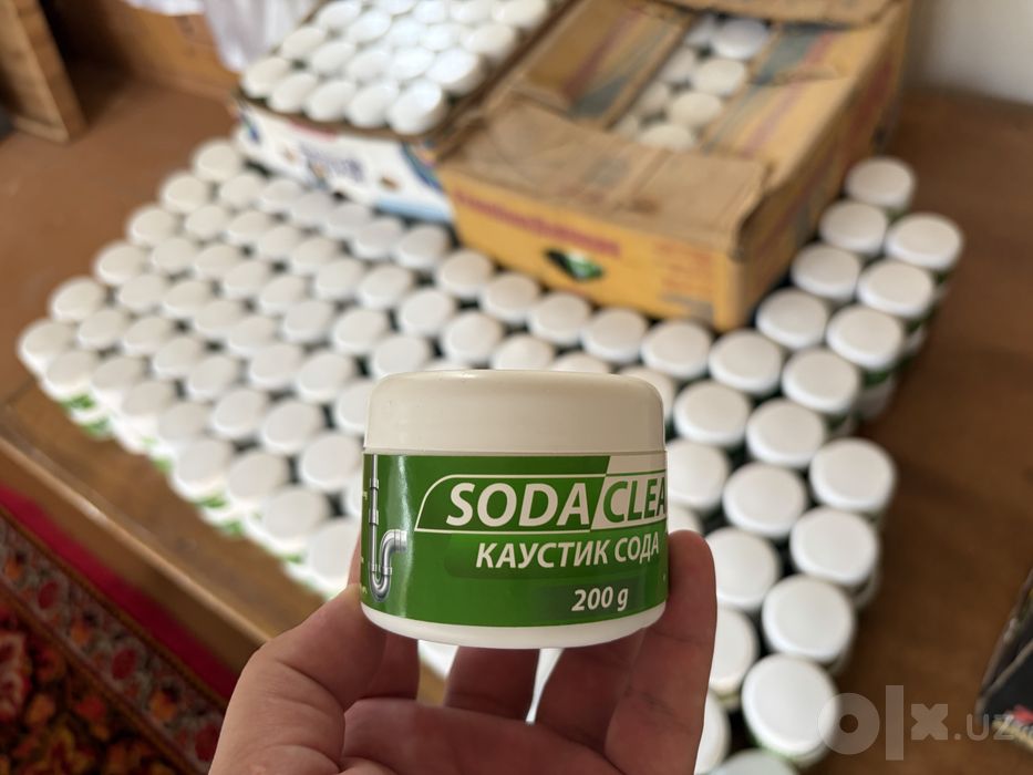 Quvurlarni tozalovchi Kaustik soda 200gr narxi optom olinsa 7000 sum