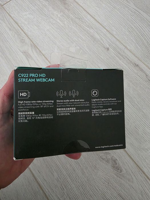 Веб камера Logitech C922 PRO HD STREAM