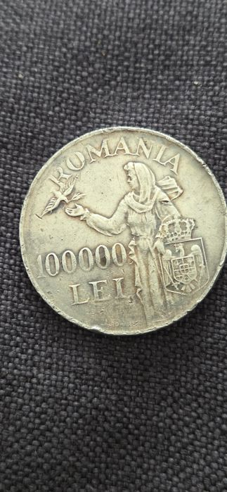 Moneda 100.000 Lei