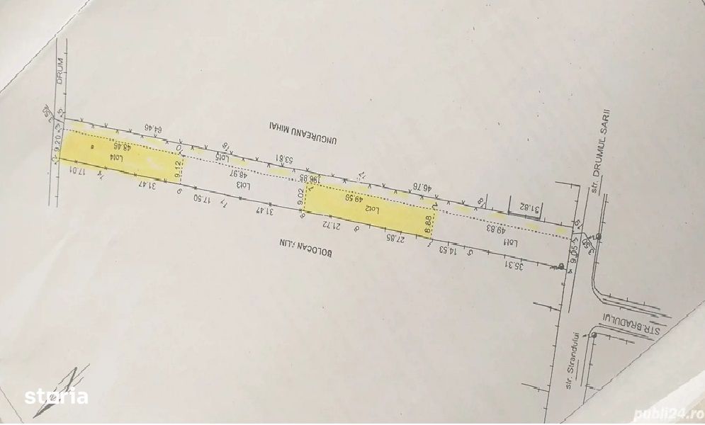 Teren de vanzare - Bereasca (vizavi Gama)