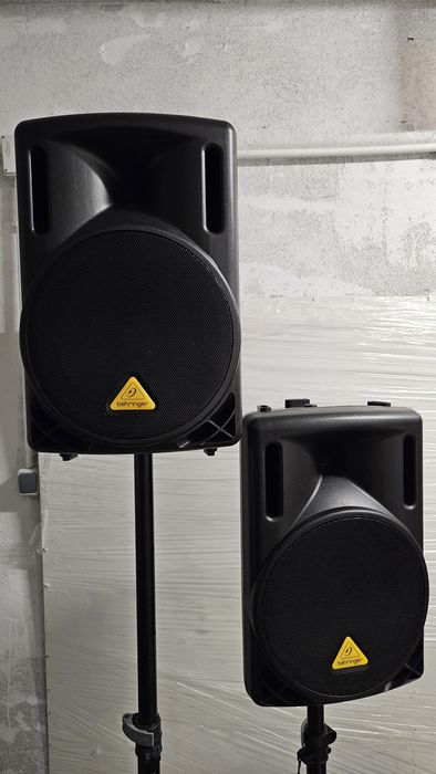 Set 2 boxe Behringer + mixer + suporti Konig&Meier