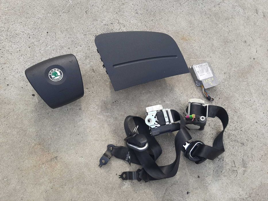 kit airbag skoda fabia 2  5j1880204 5j0880201b  1c0909605k
