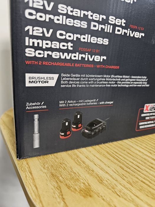 Set bormasina + impact Parkside Performance 12V