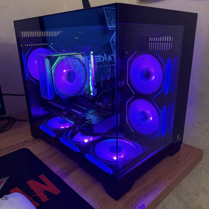 Мощность в чёрном стекле — Ryzen 7500F + RTX 3070