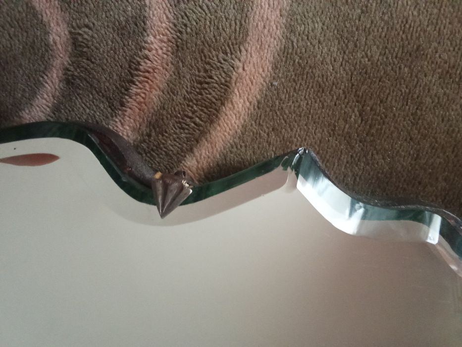 Oglindă vintage veche lemn solid