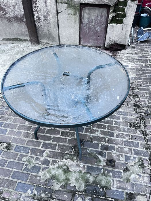Masa metal sticla Terasa / gradina