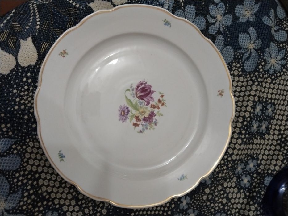 Большое блюдо, Дулево, 35 см, СССР