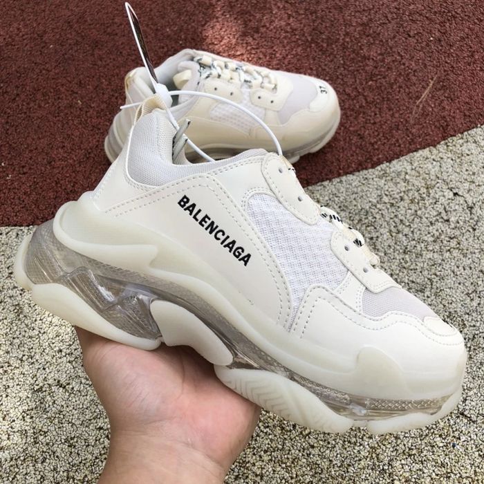 Balenciaga Triple S - White/Brown/Cream
