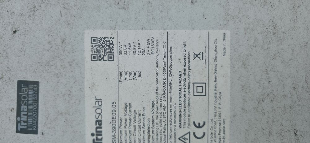 Vand panouri fotovoltaice