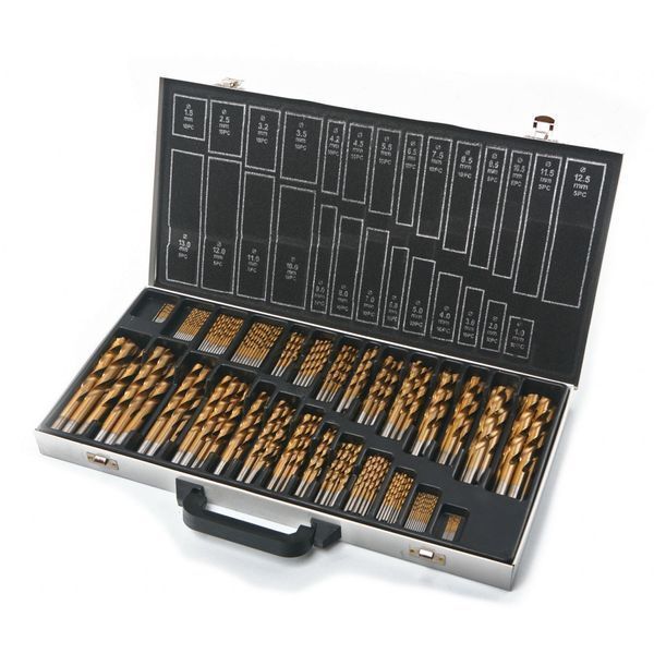 Комплект 230 свредла hss - tin hbm