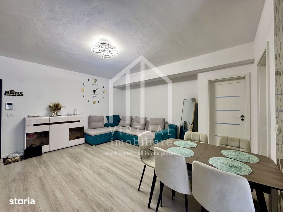 Apartament cu 3 camere, 65mp utili + balcon (5mp), etaj 1/5, lift — fotografia 3