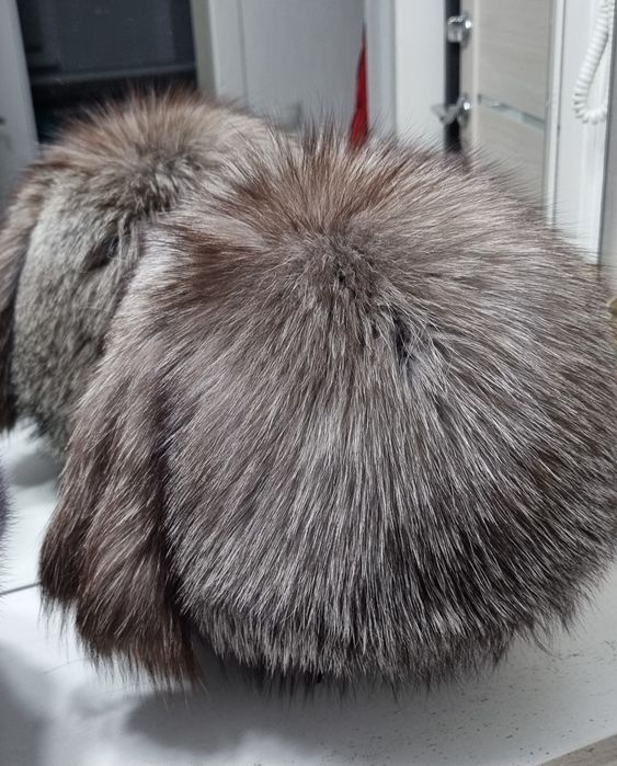 Продам шапку чернобурку