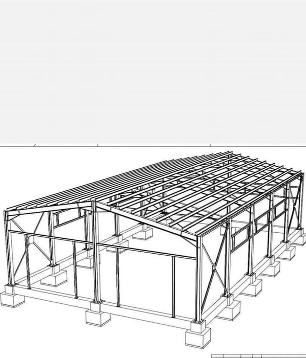 Vand hala 8x15x4 cu panouri sandwich