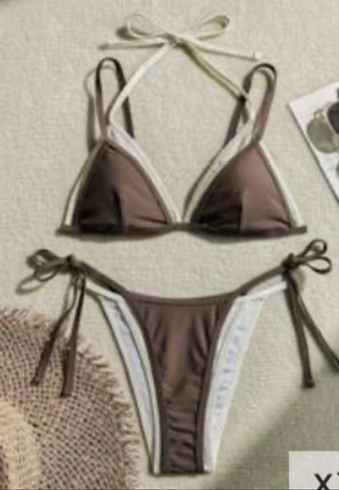 бански 2 части, двойна материя