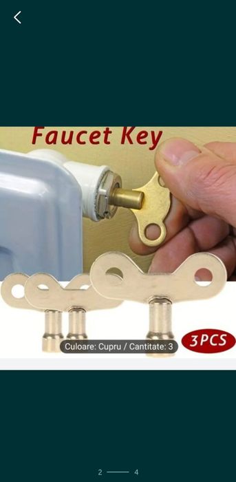 Cheii pentru aerisit caloriferele