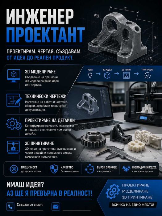 Услуги с 3Д Принтер
