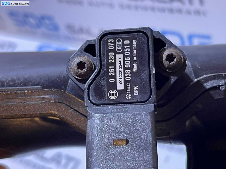Tub Tubulatura Conducta cu Senzor Presiune Aer Skoda Yeti 1.8 TSI CDAA CDAB 2010 - 2013 Cod 1K0145770N 0261230073 038906051D [AV2321]