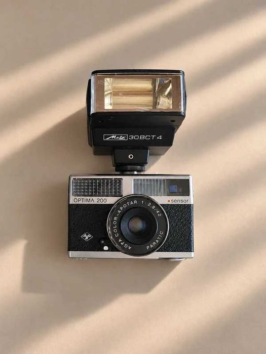 Agfa Optima 200 + Metz 30 BCT 4 Flash funcţionale