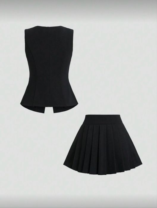 Пола и блузка тип сако