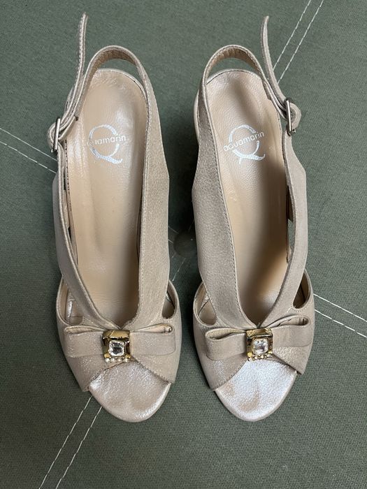 Золотые босоножки 38-39