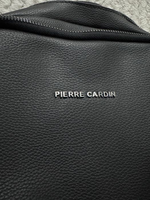 Ghiozdan piele Pierre Cardin Negru 14”