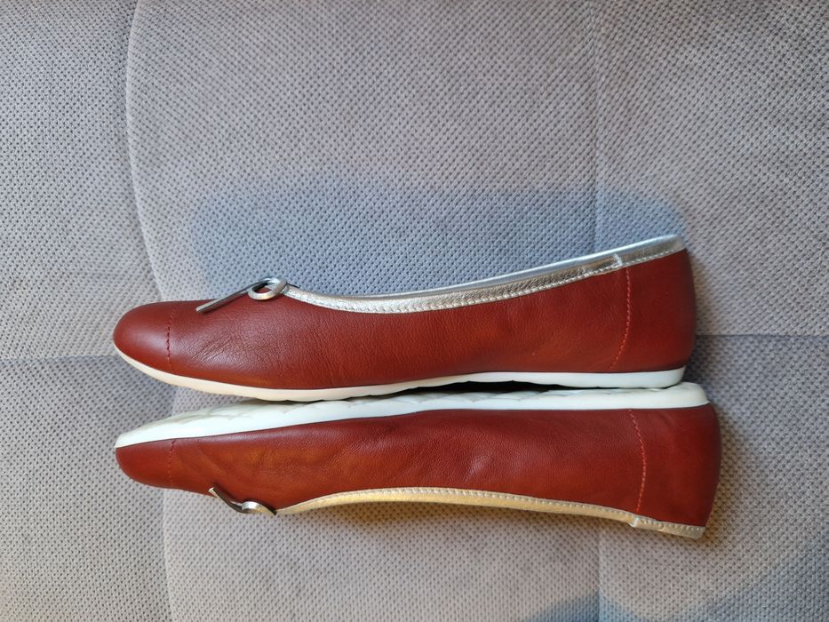 Balerini Moschino piele naturala