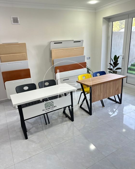 Современные школьные парты и стулья. HPL панельные, верзалит и ламинат