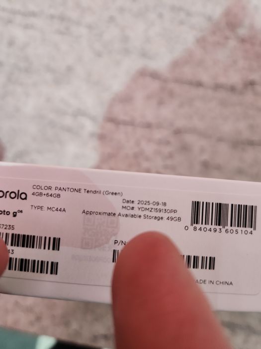 Телефон Motorola g06