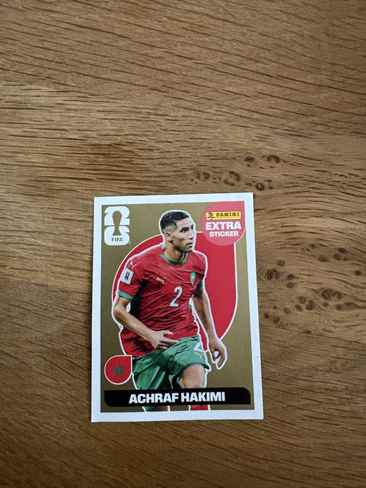 Extra stiker fifa world cup 2026 GOLD HAKIMI