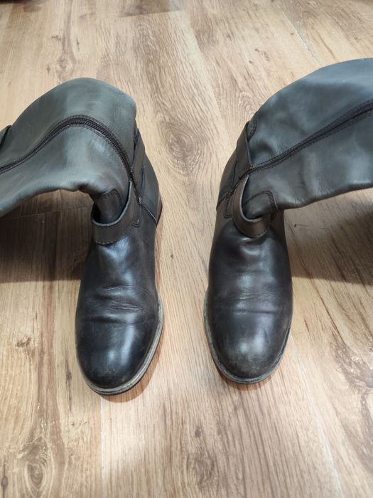 Cizme lungi Tommy Hilfiger din piele mărimea 38