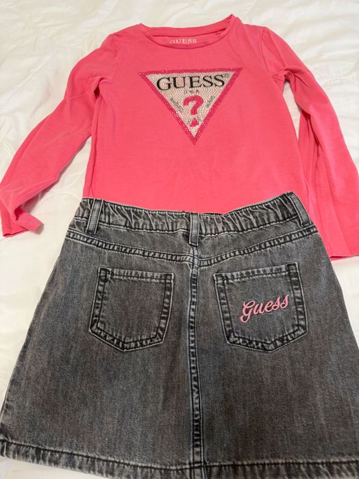 Комплект блуза с пола Guess 6 години