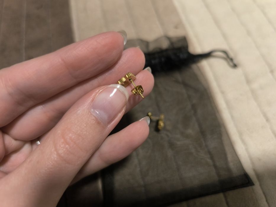 Дамски обеци с перли и бухалчета