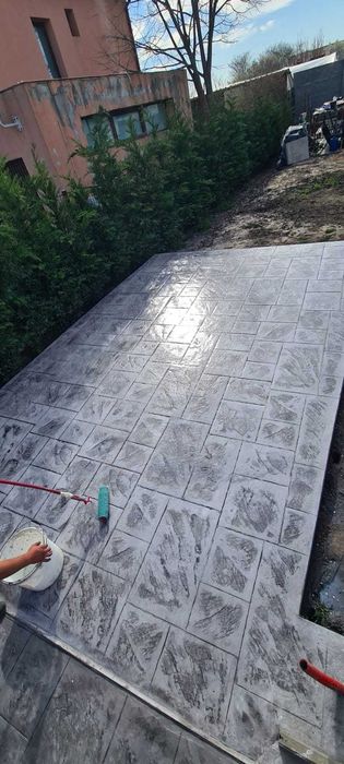 # beton amprentat # pavaj din beton amprentat#