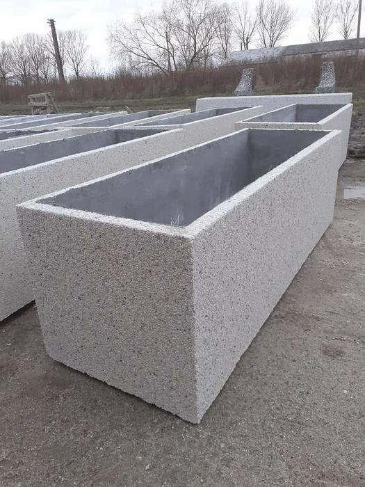 vaza ghiveci jardiniera beton mozaic