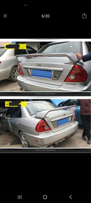 Subaru спойлер ево