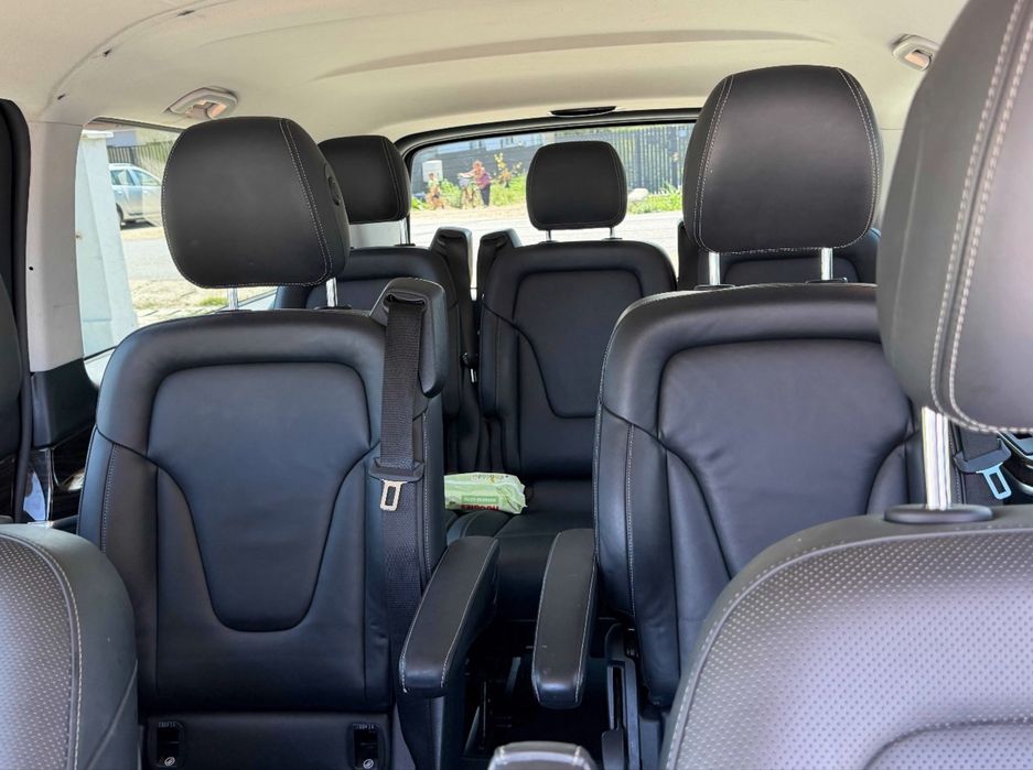 Scaune individuale piele napa neagră Mercedes V-Class (merg si pe Vito) W447