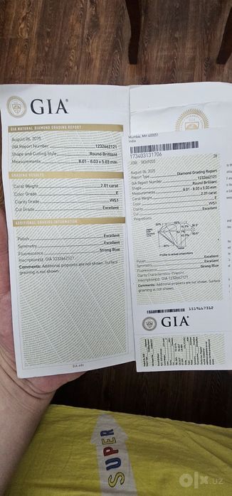 Золотое кольцо с бриллиантам
