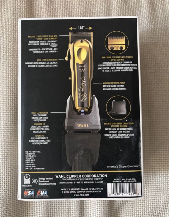 Mașină de tuns WAHL magic clip gold