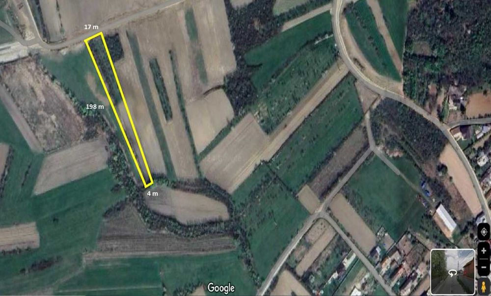 Vanzare teren 2000 mp intravilan Teis - 8 euro/mp