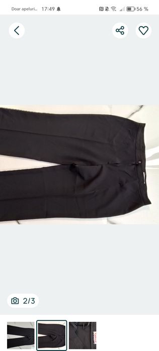 Pantaloni evazați dama XL