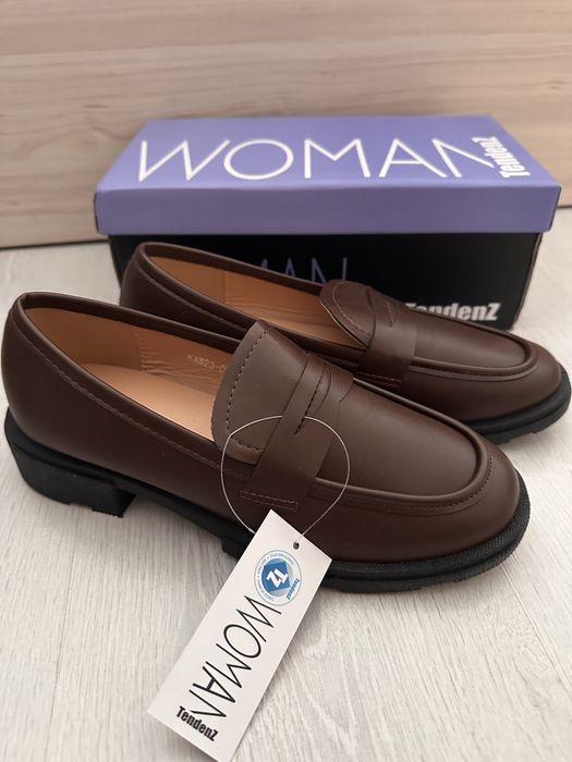 Дамски обувки кафяви Tendenz